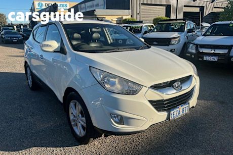 White 2011 Hyundai IX35 Wagon Elite (awd)