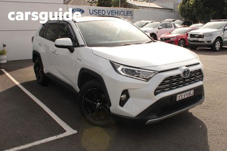 White 2020 Toyota RAV4 Wagon Cruiser AWD Hybrid