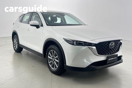 White 2023 Mazda CX-5 Wagon G25 Maxx Sport (fwd)