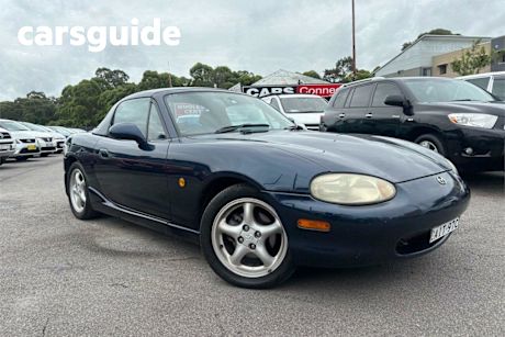 Blue 1998 Mazda MX-5 Hardtop