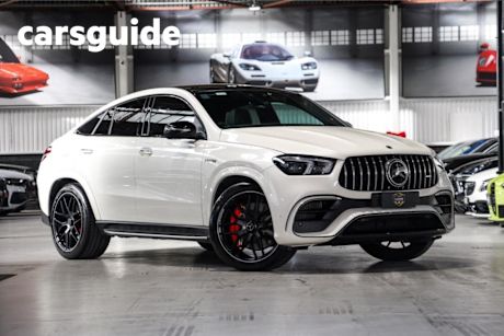 White 2020 Mercedes-Benz GLE63 Coupe S 4Matic+ (hybrid)