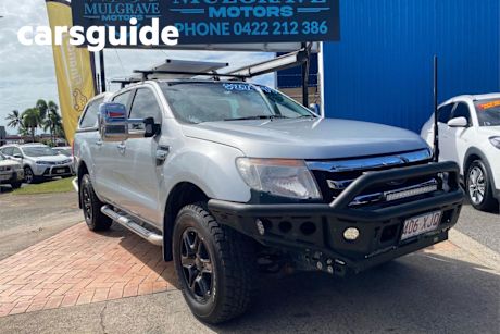 Silver 2015 Ford Ranger Dual Cab Utility XLT 3.2 (4X4)