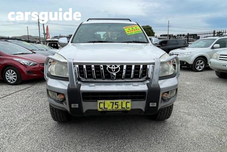 White 2003 Toyota Landcruiser Wagon PRADO GXL (4x4) KZJ120R