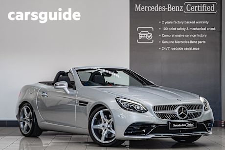 Silver 2016 Mercedes-Benz SLC300 Roadster
