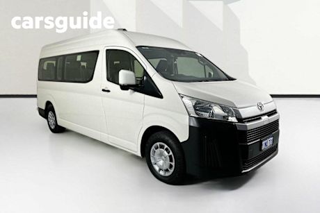 White 2020 Toyota Hiace Bus Commuter (12 Seats)