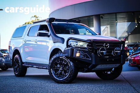 White 2021 Mazda BT-50 Dual Cab Pick-up GT (4X4)