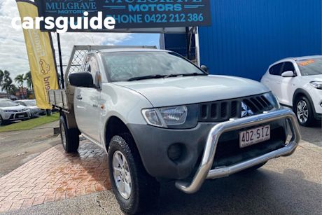 White 2007 Mitsubishi Triton Cab Chassis GL