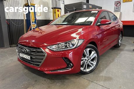Red 2018 Hyundai Elantra Sedan Elite 2.0 MPI
