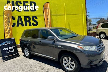 Grey 2012 Toyota Kluger Wagon KX-R (4x4) 7 SEAT GSU45R MY11 UPGRADE