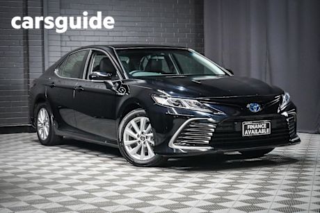 Black 2021 Toyota Camry Sedan Ascent Hybrid