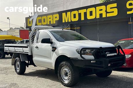 White 2017 Ford Ranger Cab Chassis XL 3.2 (4X4)