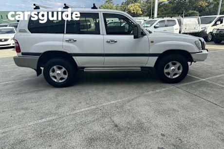 White 2003 Toyota Landcruiser Wagon GXL (4X4)