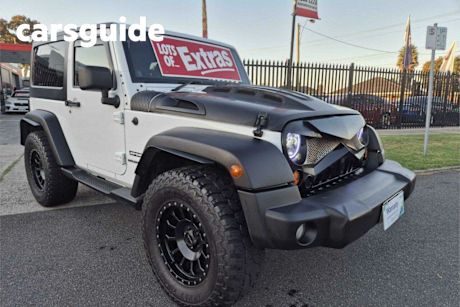 White 2011 Jeep Wrangler Softtop Sport (4X4)