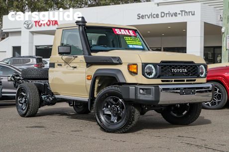 Beige 2025 Toyota Landcruiser Ute Tray