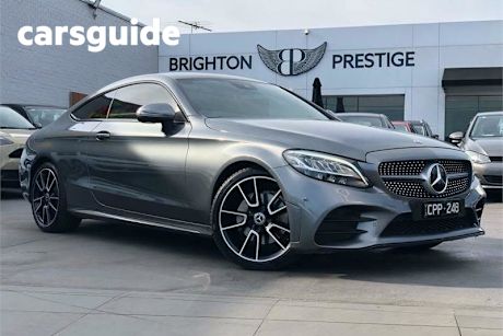 Grey 2019 Mercedes-Benz C200 Coupe