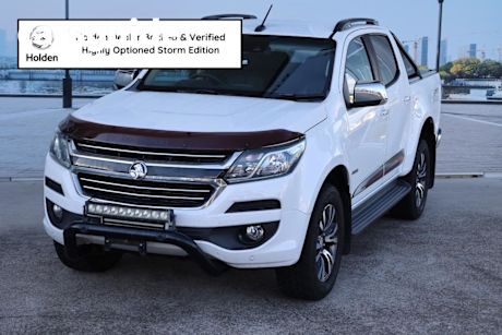 White 2019 Holden Colorado Crew Cab Pickup Storm (4X4) Special Edition