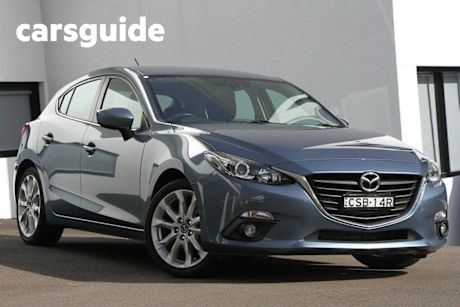 Blue 2014 Mazda 3 Hatchback SP25