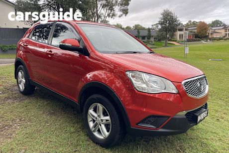 Orange 2013 Ssangyong Korando Wagon S