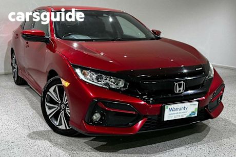 Red 2020 Honda Civic Hatchback VTI-L