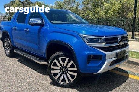 Blue 2024 Volkswagen Amarok Dual Cab Utility Aventura TSI452 4Motion
