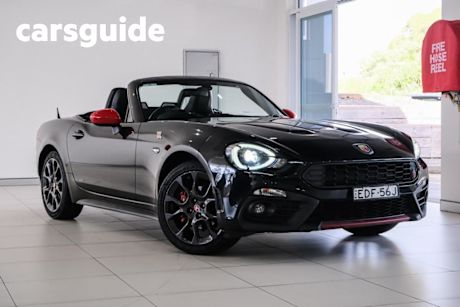 Black 2017 Abarth 124 Convertible Spider Monza Edition