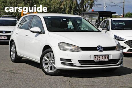 White 2013 Volkswagen Golf Hatchback 90 TSI Comfortline