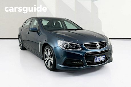 Blue 2014 Holden Commodore Sedan SV6