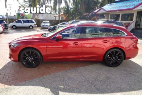 Red 2015 Mazda 6 Wagon GT Safety