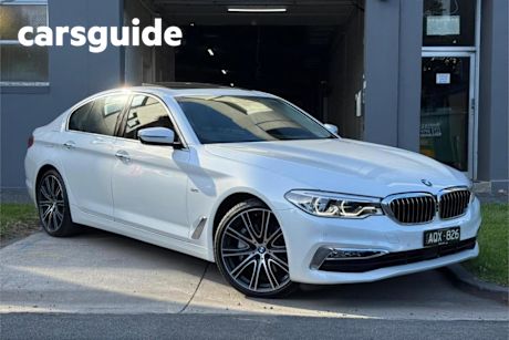 White 2017 BMW 530I Sedan Luxury Line