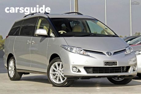 Silver 2015 Toyota Tarago Wagon GLX