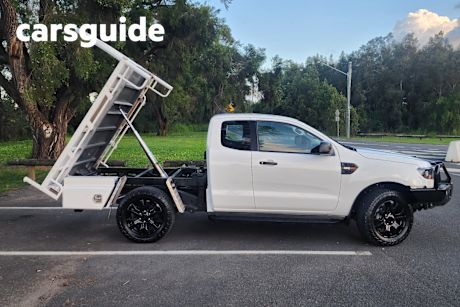White 2020 Ford Ranger Super Cab Chassis XL 3.2 (4X4)