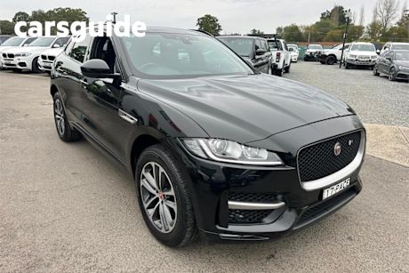 Black 2017 Jaguar F-Pace Wagon 20D R-Sport