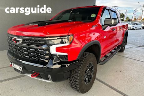 Red 2024 Chevrolet Silverado Crew Cab Pickup 1500 ZR2