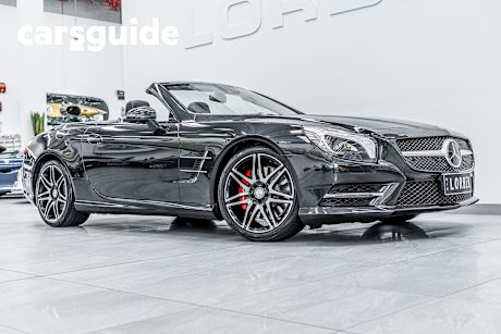 Black 2015 Mercedes-Benz SL500 Convertible