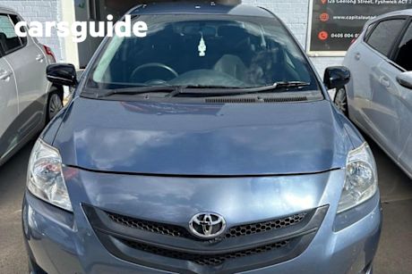 Blue 2008 Toyota Yaris Sedan YRS