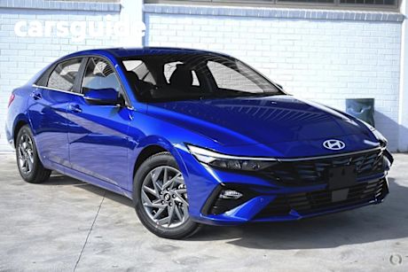Blue 2025 Hyundai I30 Sedan (No Badge)