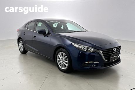 Blue 2018 Mazda 3 Sedan Maxx Sport
