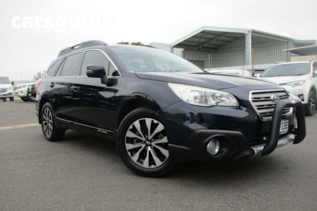 Blue 2015 Subaru Outback Wagon 2.5I