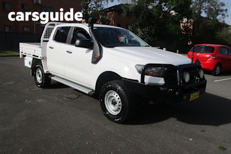 White 2019 Ford Ranger Double Cab Chassis XL 3.2 (4X4)