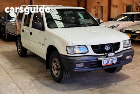 White 2002 Holden Rodeo Crew Cab Pickup LX