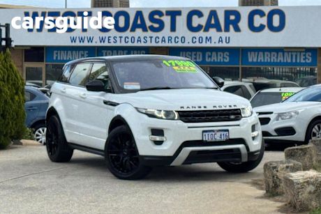 White 2014 Land Rover Range Rover Evoque Wagon SD4 Dynamic