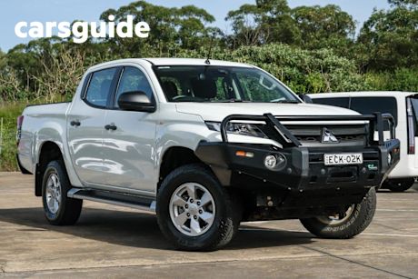 White 2018 Mitsubishi Triton Dual Cab Utility GLX Plus (4X4)