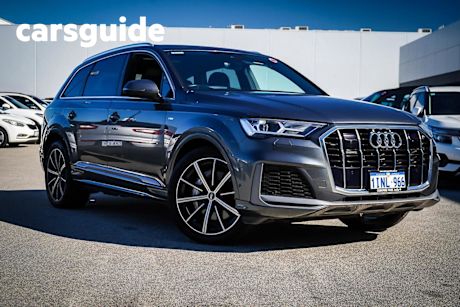 Grey 2022 Audi Q7 Wagon 55 Tfsi S Line Quattro Mhev