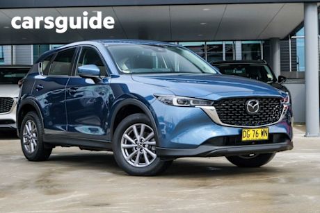 Blue 2023 Mazda CX-5 Wagon Maxx Sport (fwd)