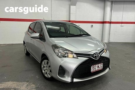 Silver 2015 Toyota Yaris Sedan YRS
