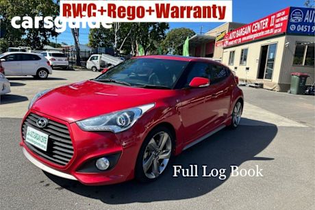 Red 2013 Hyundai Veloster Coupe SR Turbo