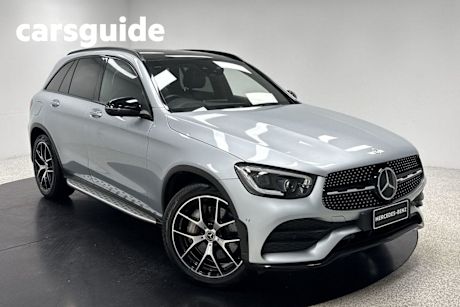 Silver 2021 Mercedes-Benz GLC300 Wagon 4Matic