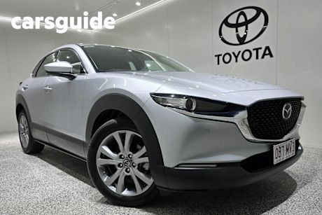 Silver 2023 Mazda CX-30 Wagon G20E Evolve M HYB Vision (fwd)