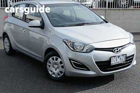 Silver 2014 Hyundai I20 Hatchback Active