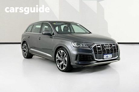 Grey 2021 Audi Q7 Wagon 45 TDI Quattro Mhev